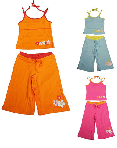 Mish Baby Infant Newborn Girls 2 Piece Sleeveless Tank Pant Set - 100% Cotton, 11793