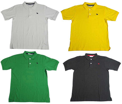 Cool Island Boys Cotton Pique Short Sleeve Polo T-shirt Tee Shirt Top - 5 Colors, 12630