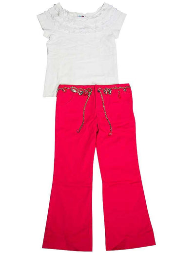 Beautiful Girl - Little Girls' Short Sleeve Pant Set