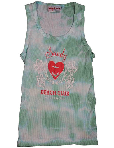 Firehouse - Little Girls' Tie Dye Ribbed Tank