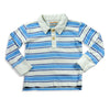 Gold Rush Outfitters - Little Girls Long Sleeve Striped Polo