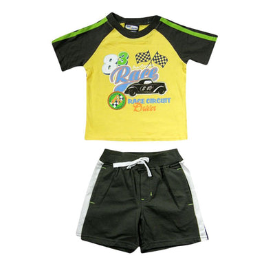 Nick & Eddie - Little Boys Short Sleeve Short Set