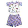 Pepper Toes by Baby Lulu - Baby Boys Short Sleeve Cars Short Set