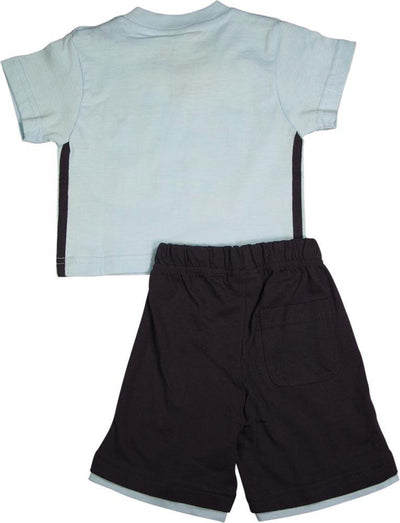 Mish Mish Baby Boys Infant Cotton Knit Short Sleeve Tee Short Sets