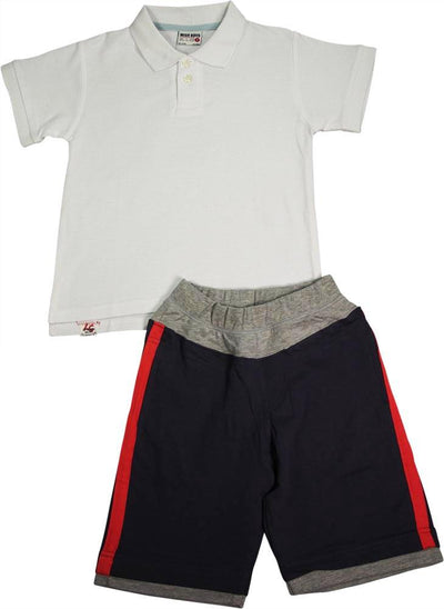 Mish Mish Toddler & Little Boys Cotton Short Sleeve Short Sets SZ 2T - 7