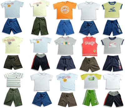 Mish Mish Toddler & Little Boys Cotton Short Sleeve Short Sets SZ 2T - 7