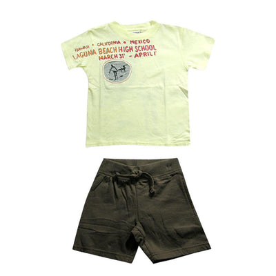 Mish Mish Toddler & Little Boys Cotton Short Sleeve Short Sets SZ 2T - 7