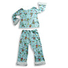 Sara's Prints Toddler Girls Long Sleeve Two Piece Pajama Set - Flame Resistant, 18334