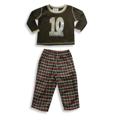 Mis Tee V-Us - Baby Boys Long Sleeve Pant Set