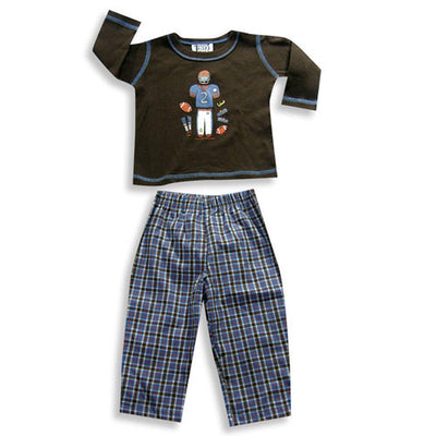 Mis Tee V-Us - Baby Boys Long Sleeve Pant Set