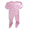 Carters Watch Your Wear - Little Girls' Blanket Sleeper, Pink, Mint, Yellow - Runs 2 sizes small 19862-4