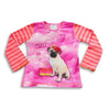 Mis Tee V-Us - Little Girls' Long Sleeve Hollywood Dog Top