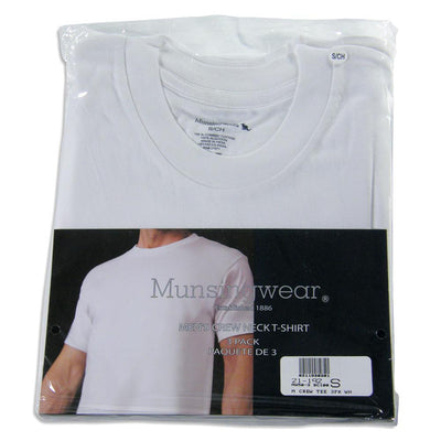 Munsingwear - Mens (Pack of 3) Crew Neck T-Shirt