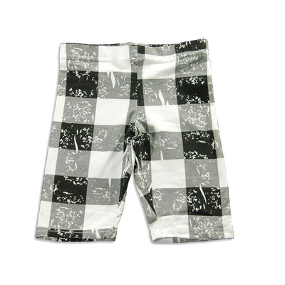 So Nikki - Big Girls' Plaid Bike Short