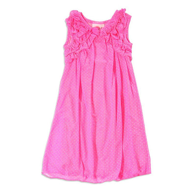 Lipstik Little Girls - Little Girls Sleeveless Polka Dot Dress