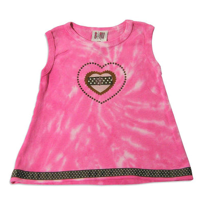 B-Nu by Purple Orchid - Baby Girls Sleeveless Tie Dye Top