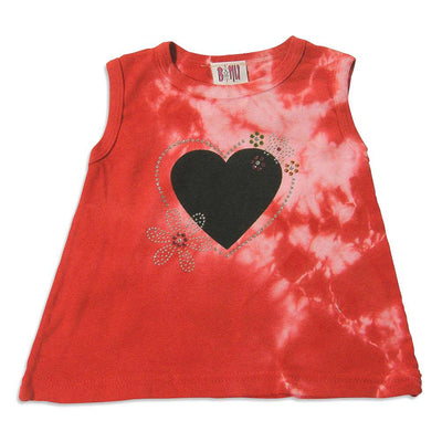 B-Nu by Purple Orchid - Baby Girls Sleeveless Tie Dye Top