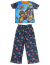 Bakugan Boys Short Sleeve Flame Resistant 2 Piece Sleepwear Lounge Pajama Set, 23796