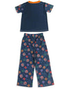 Bakugan Boys Short Sleeve Flame Resistant 2 Piece Sleepwear Lounge Pajama Set, 23796