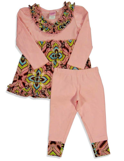 Lipstik Little Girls - Little Girls Long Sleeve Pant Set