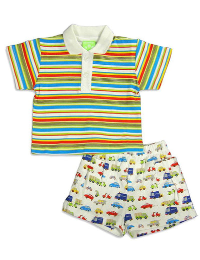 SnoPea - Baby Boys Short Sleeve Short Set