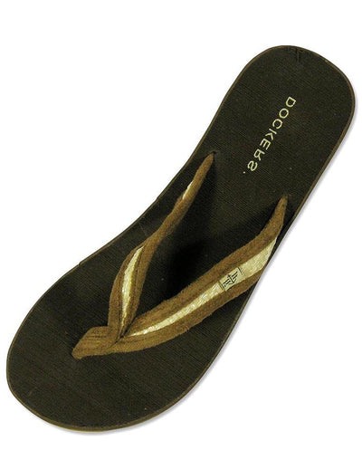 Dockers - Ladies Wedge Flip Flop Sandal