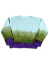 Zinnias - Big Girls' Long Sleeve Dip Dyed Sweater