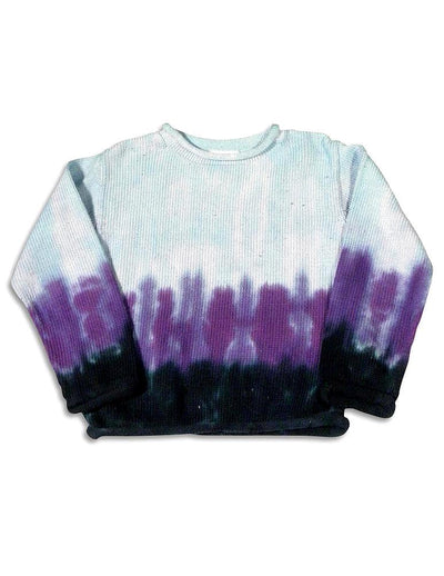 Zinnias - Big Girls' Long Sleeve Dip Dyed Sweater