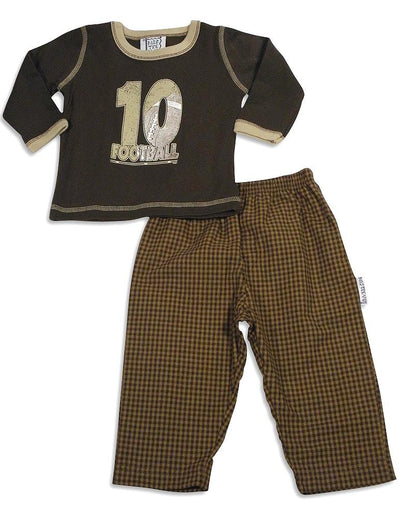 Mis Tee V-Us - Baby Boys Long Sleeve Pant Set