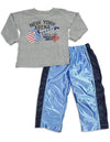 Mis Tee V-Us - Baby Boys Long Sleeve Pant Set