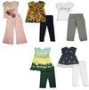 Mish Mish Little Girls 2 Piece Short Sleeve and Sleeveless Pant Sets, 26689