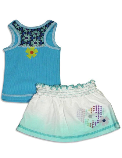 Baby Sara Infant Baby Girls Short Sleeve and Sleeveless Skirt Sets, 29185