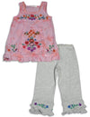 Baby Sara Toddler & Girls Tank Pant Sets - Assorted Fabrics Styles Colors, 30682