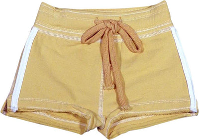 Purple Orchid - Big Girls' Gym Short, Yellow 26786-7