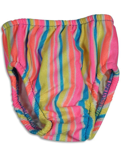 My Pool Pal - Little Girls Striped Reusable Swim Diaper