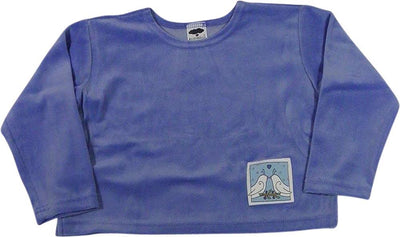 Mulberribush - Little Girls' Long Sleeve Velour Top