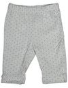 Mulberribush Infant Girls Polka Dot Elastic Waist Capri Cropped Pant Bottoms, 27010