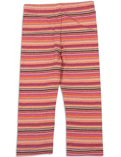 Mulberribush Infant Girls Striped Elastic Waist Leggings Pant Bottoms, 27013