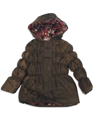 Pink Platinum - Little Girls Hooded Parka Jacket