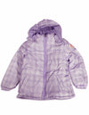 Pink Platinum - Baby Girls Plaid Hooded Parka Jacket