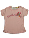 Cool Island Girls Cotton Short Sleeve T-shirt Logo'd Tee Shirt Top - 4 Colors, 9626