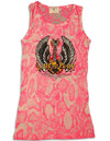 Purple Orchid - Big Girls' Burnout Tank Top