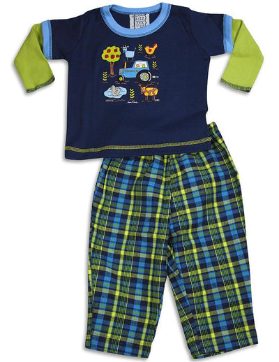 Mis Tee V-Us - Baby Boys Long Sleeve Pant Set