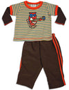 Mis Tee V-Us - Baby Boys Long Sleeve Pant Set