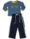 Mis Tee V-Us - Little Boys Long Sleeve Pant Set