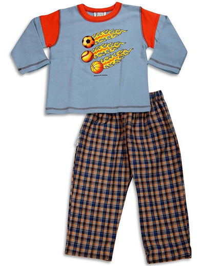 Mis Tee V-Us - Little Boys Long Sleeve Pant Set