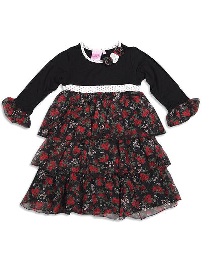 Lipstik - Little Girls Long Sleeve Dress