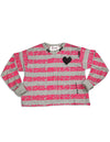 Celeb Kids - Little Girls Long Sleeve Crop Striped Top