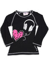 Purple Orchid - Little Girls' Long Sleeve Top