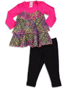 Me Me Me by Lipstik - Little Girls Long Sleeve Pant Set Asst Fabrics